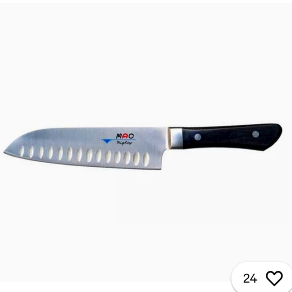 ❤️BUY 2 GET 1 FREE BMAC Knife Professional series 6.5" Santoku w/ dimples MSK-65 - Picture 3 of 16